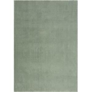 Tapis lavable et antidérapant, uni, vert, 140 x 200 cm