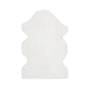 Tapis lavable extra doux blanc, 60X90 cm