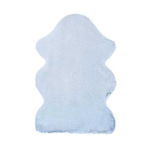 Tapis lavable extra doux en bleu clair, 60X90 cm