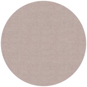 Tapis lavable moelleux élégant uni, Rose, 120 cm Ronde