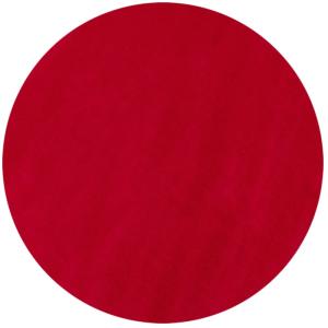 Tapis Lavable Rond en microfibre douce - Rouge 120x120cm