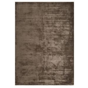 Tapis luxe designer en Viskosemarron chocolat 120x170 cm