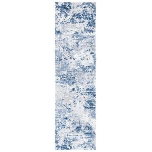 Tapis Marine/Gris 66 X 122 cm