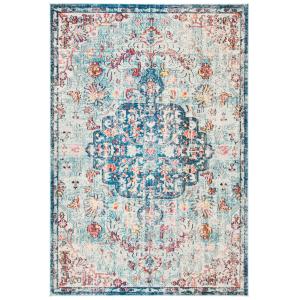 Tapis Marineblau/Hellblau 122 X 183 cm