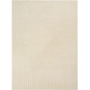 Tapis moderne extérieur, beige, 200 x 280 cm