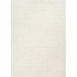 Tapis moderne extérieur, crème, 120 x 160 cm