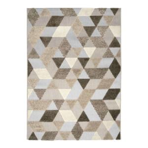 Tapis moderne extérieur  intérieur brun, beige gris 120x170…