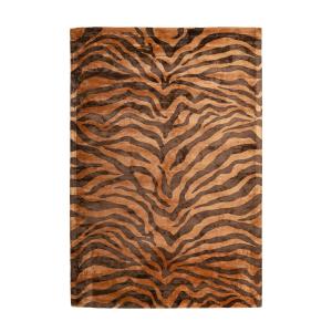Tapis moderne fait main en Viskosemarron 120x170 cm