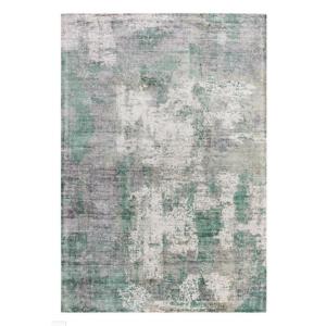 Tapis moderne fait main en Viskosevert jade 120x170 cm