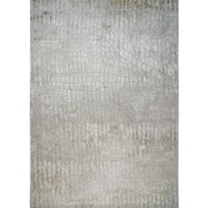 Tapis moderne motif écaille en relief vert 200x290