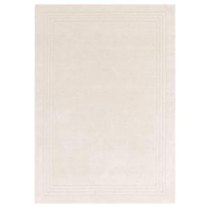 Tapis moderne pure laine salon et chambre  Blanc 200x290 cm