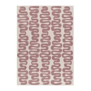 Tapis moderne rose 160x230 cm