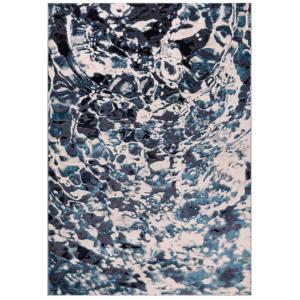 Tapis moderne salon et chambre  Bleu 160x230 cm
