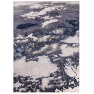 Tapis moderne salon et chambre  Bleu 200x290 cm