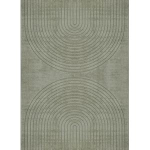Tapis moderne salon scandinave, Vert, 80 x 150 cm
