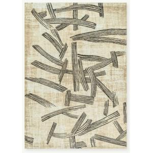 Tapis moderne tissé plat  Beige 240x340 cm