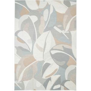 Tapis moderne tissé plat beige multicolore 120x170