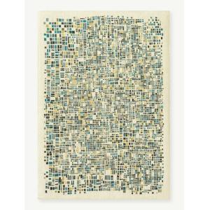 Tapis moderne tissé plat  Bleu 240x340 cm