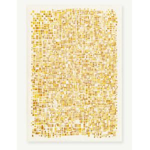 Tapis moderne tissé plat  Jaune 140x200 cm