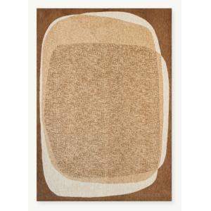 Tapis moderne tissé plat  Marron 170x240 cm