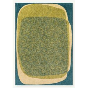 Tapis moderne tissé plat  Vert 240x340 cm