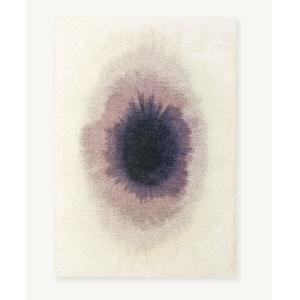 Tapis moderne tissé plat  Violet Diam 240 cm