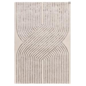 Tapis moderne tufté main en laine  Beige 160x230 cm