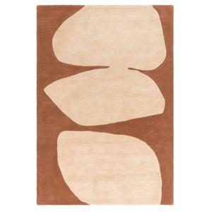 Tapis moderne tufté main en laine  Orange 120x170 cm