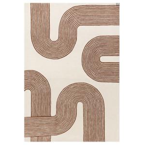 Tapis moderne tufté main en laine  Rouge 120x170 cm
