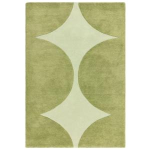 Tapis moderne tufté main en laine  Vert 120x170 cm