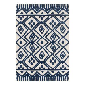 Tapis motifs ethniques avec effet sculpté 160x230