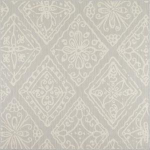 Tapis motifs ottoman gris carré - 200x200 cm