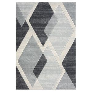 Tapis Nara Géométrique Gris 120x170cm