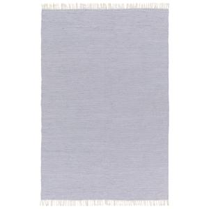 Tapis naturel en coton recyclé gris 60 x 100