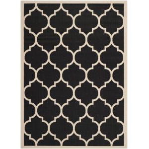 Tapis Noir/Neutre 122 X 170 cm