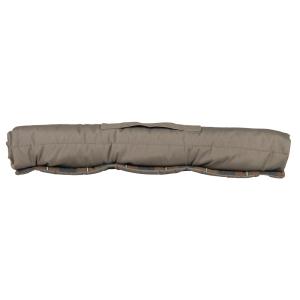 Tapis nomade pour chien et chat motif tartan vert kaki