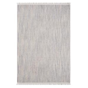 Tapis Nova laineux à franges Gris 120x170cm
