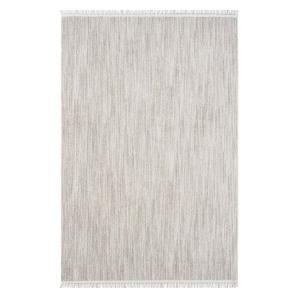 Tapis Nova laineux à franges Taupe 120x170cm