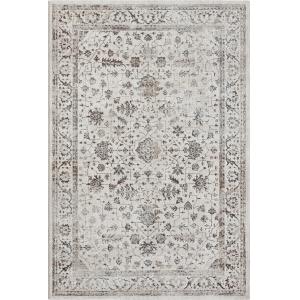 Tapis oriental vintage poils courts salon, crème, 120 x 170…
