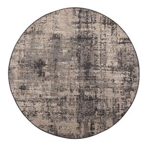 Tapis  outdoor en polypropylene gris diameter 160