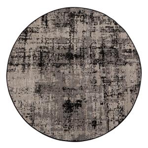 Tapis  outdoor en polypropylene noir diameter 160
