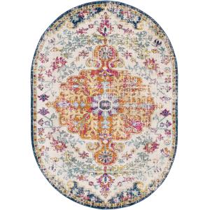 Tapis Oval Vintage Oriental Multicolore/Orange 200x275