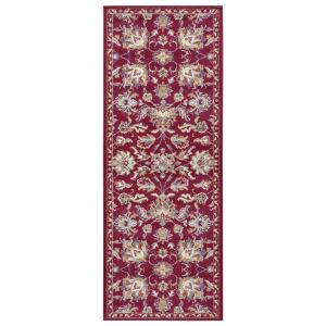 Tapis Persan aux motifs Fleuris Rouge 80x120cm
