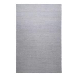 Tapis plat tissé main en coton gris 130x190