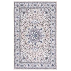 Tapis Poil de polyester Vert / Beige 152 X 244 cm