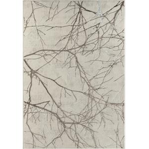 Tapis poils courts nœuds salon moderne, crème, 200 x 290 cm…