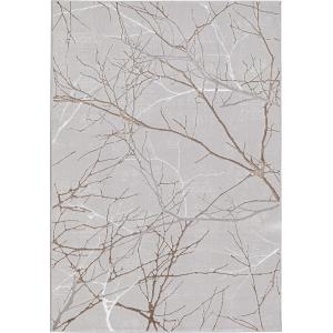 Tapis poils courts nœuds salon moderne, gris, 160 x 230 cm