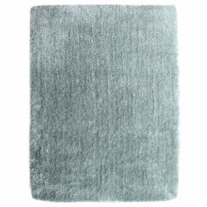 Tapis poils longs toucher laineux gris nuage 120x170