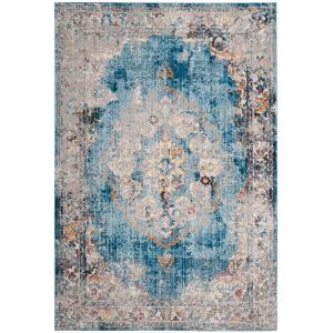 Tapis Polyester Bleu 155 X 229 cm