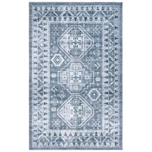 Tapis Polyester Grey Green / Ivory 152 X 244 cm